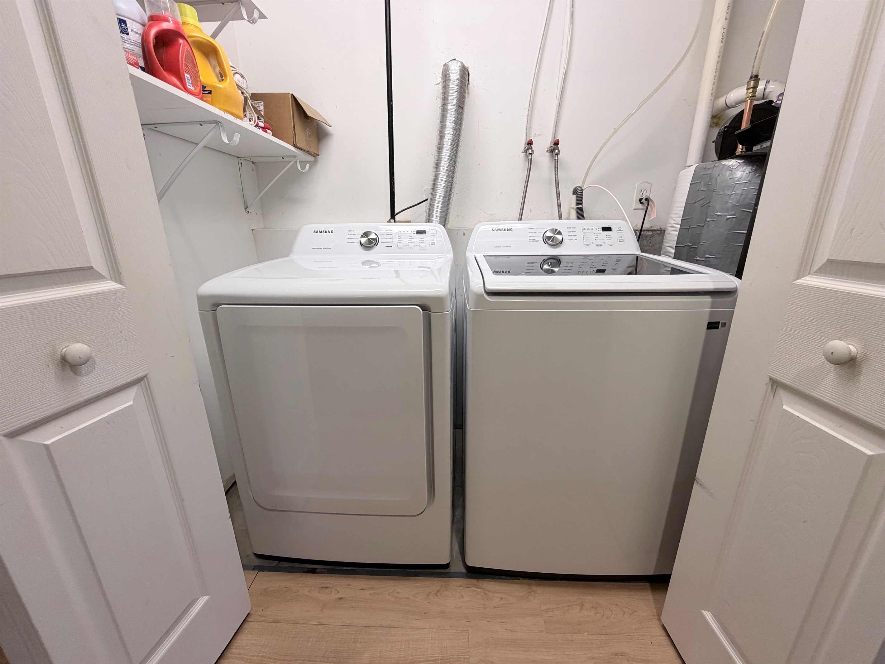 Laundry area for your use.