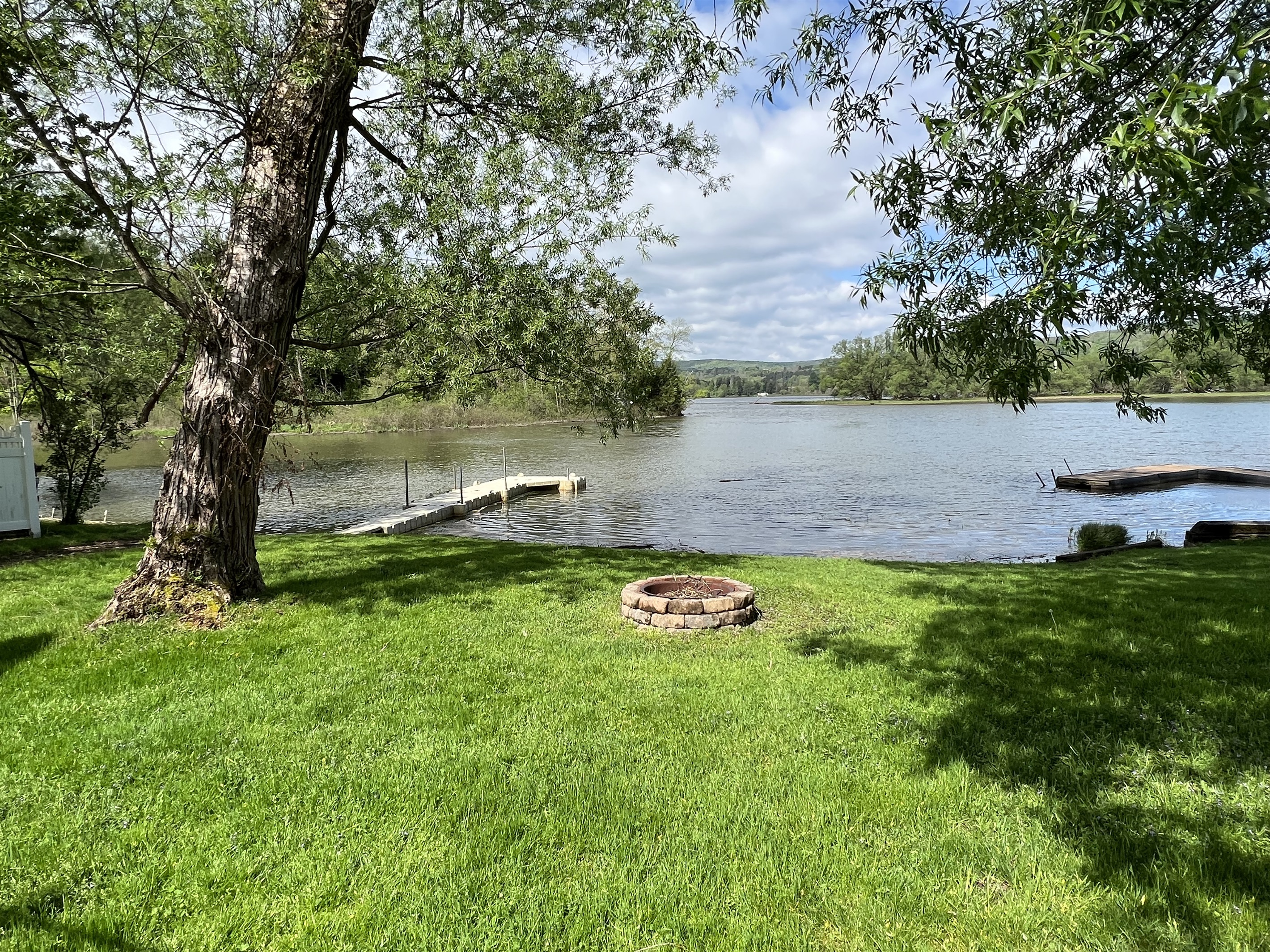 Firepit by the water