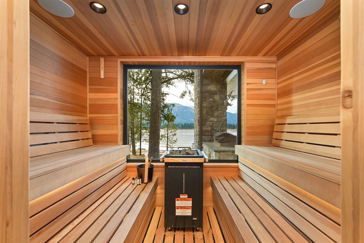 The views from the sauna.