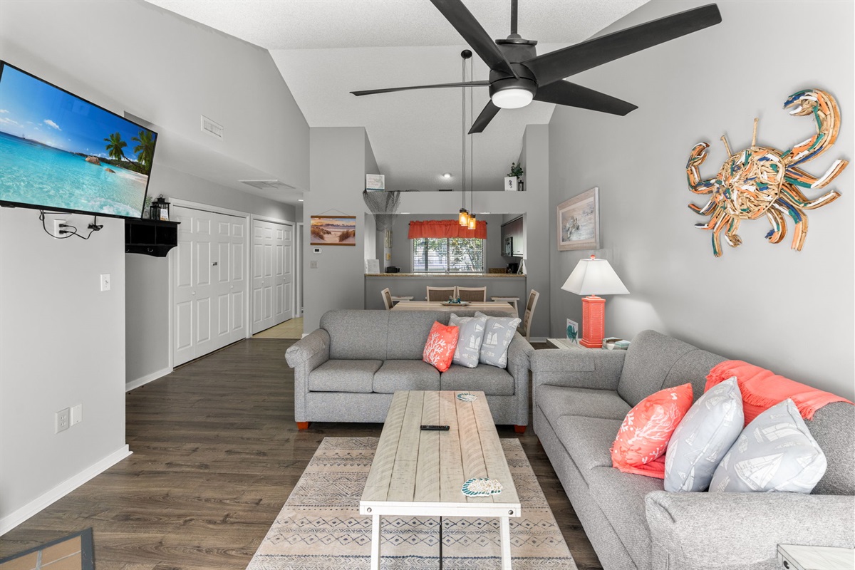 Living Room With Sofa Bed