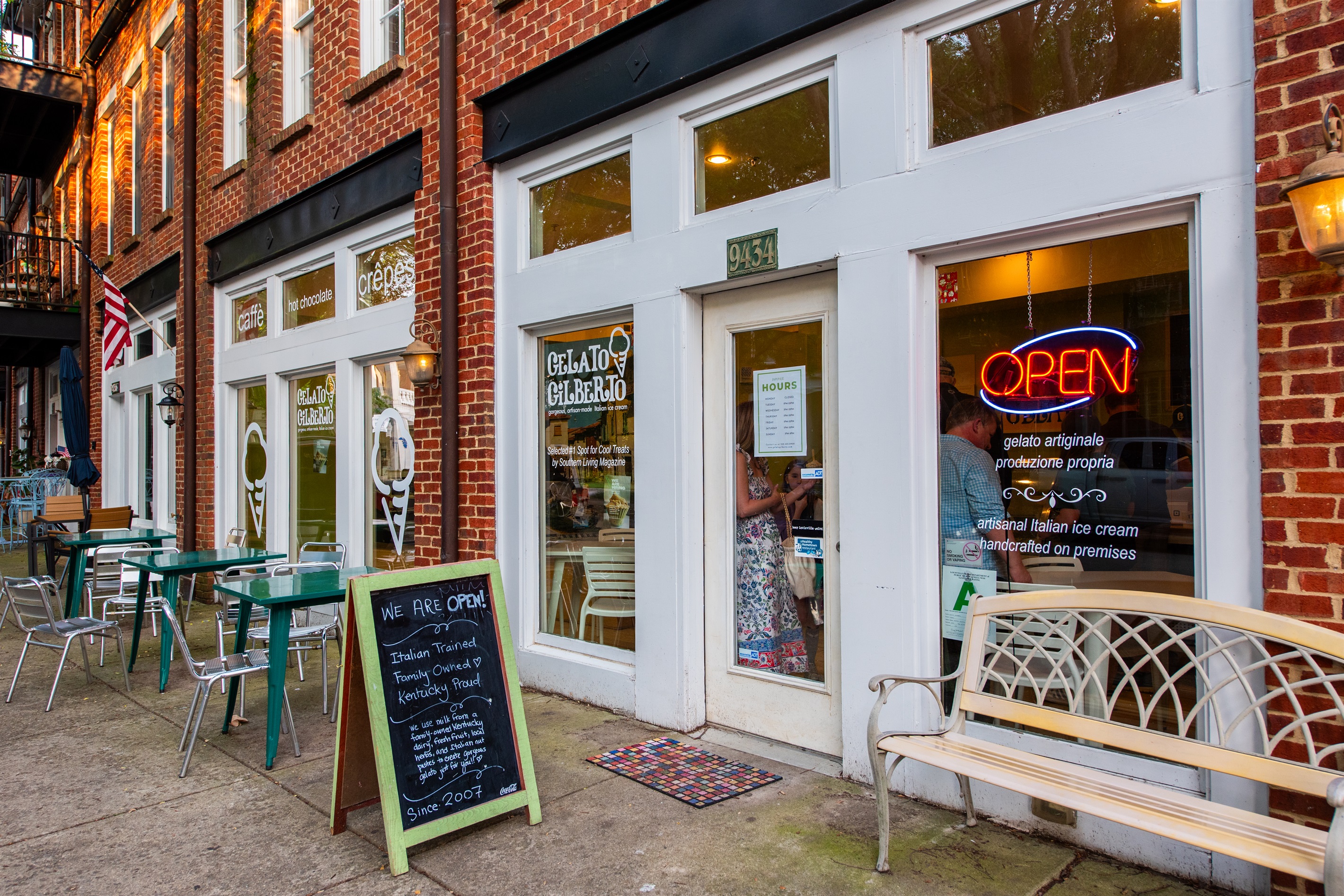 Handcrafted Italian-style gelato made fresh daily in Norton Commons.