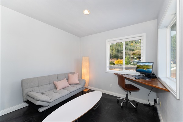 Plug in and get some work done, if you need to...