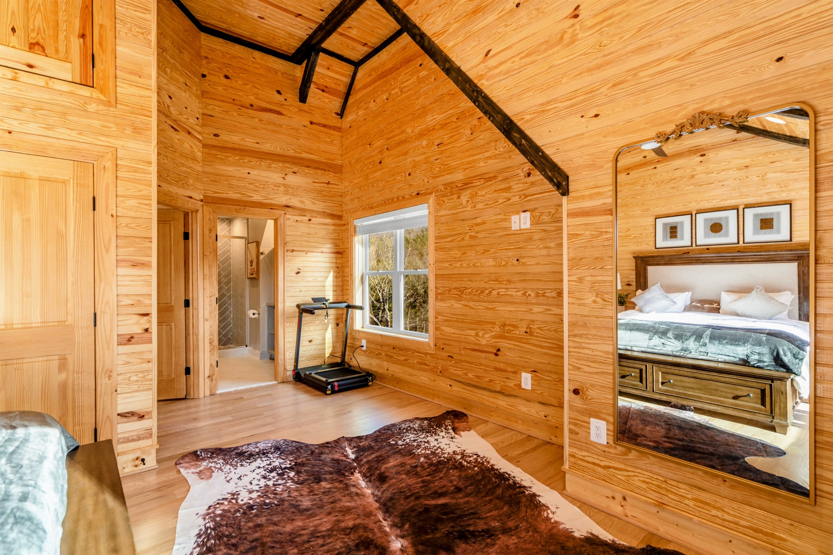Relax or Recharge – Whether you're stretching, working out, or simply unwinding, this serene Primary Suite has space for it all.