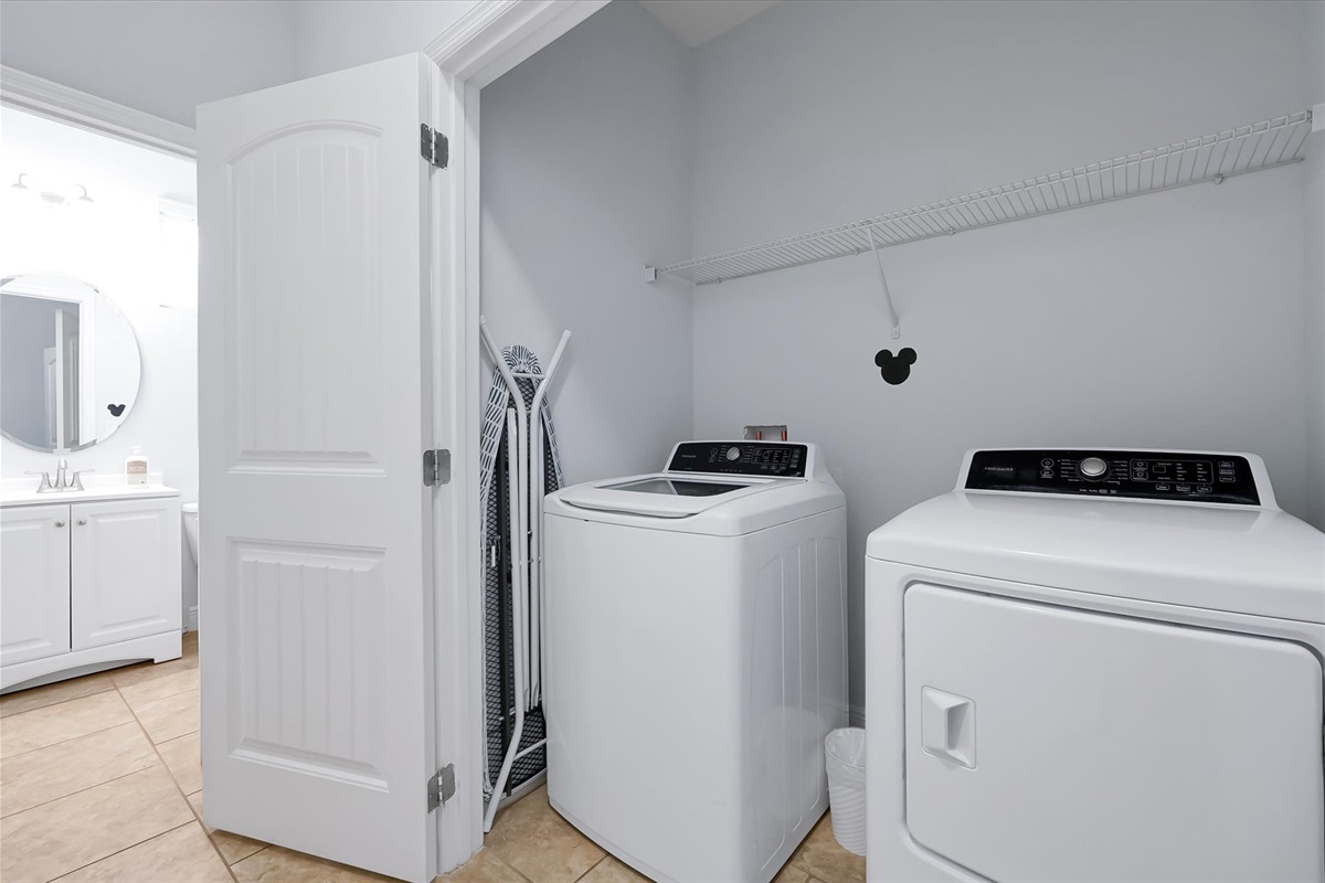 The onsite washer and dryer are available to guests.