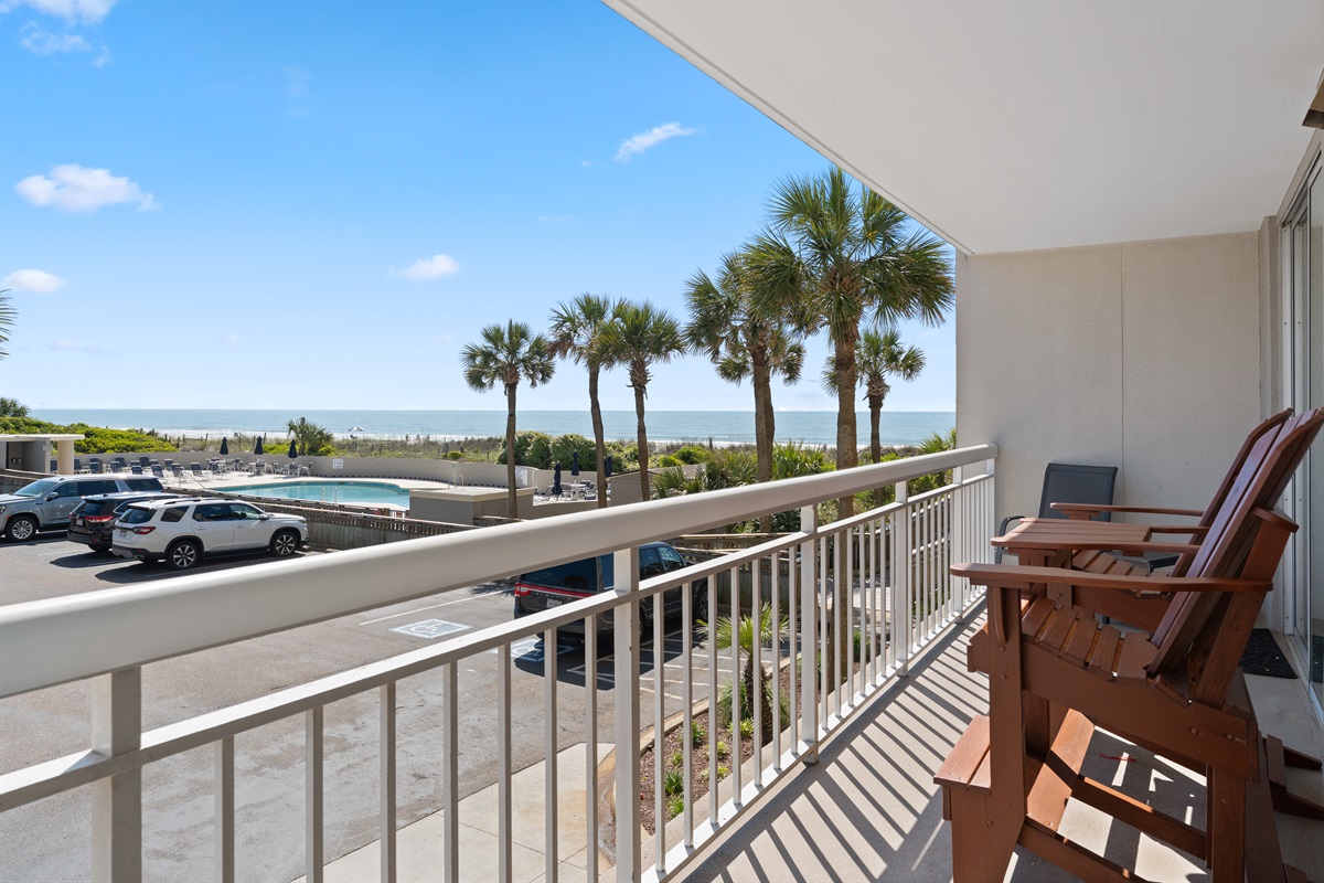 Sit back enjoy the sea breeze of the balcony
