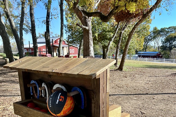 Horseshoe pit, a classic!