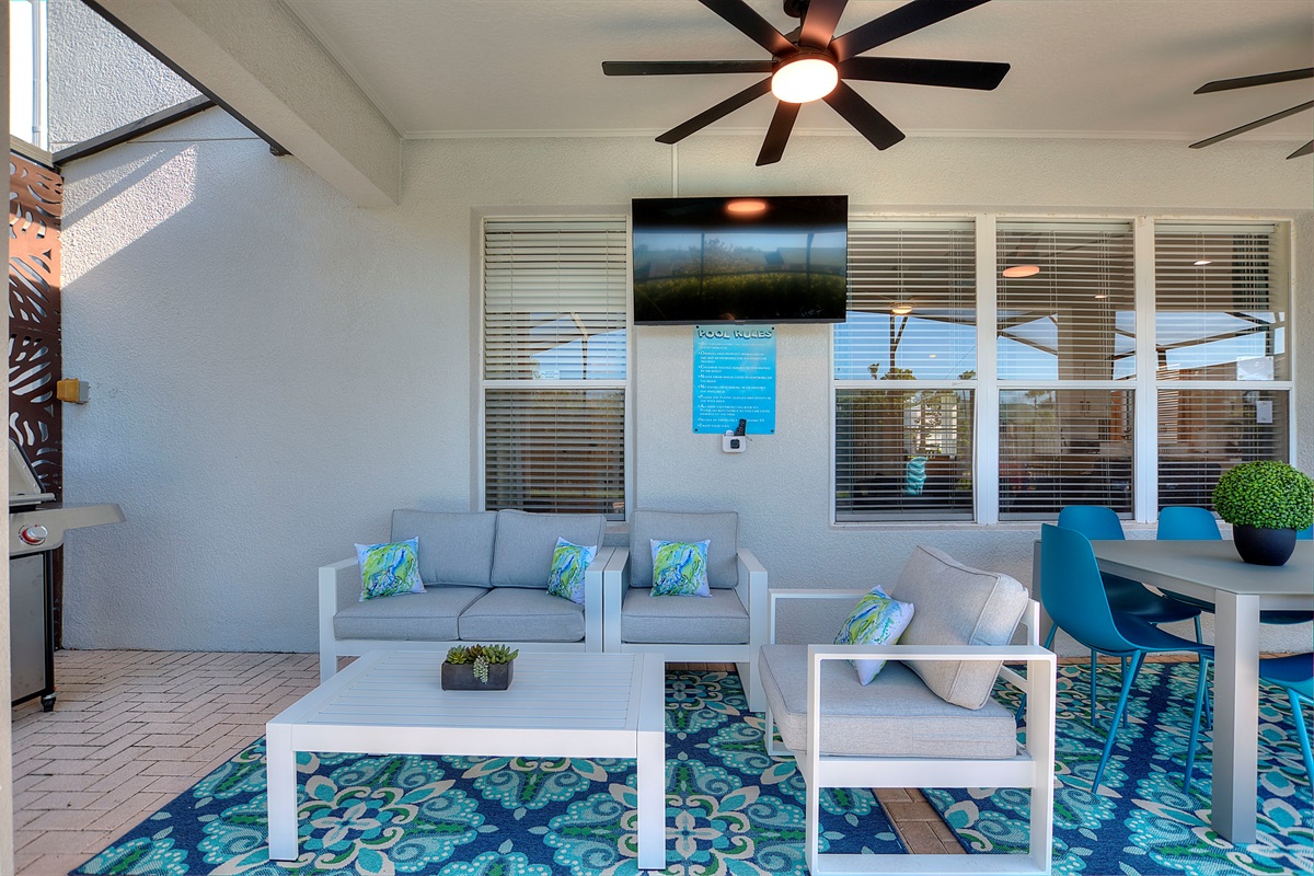 Outdoor lanai TV