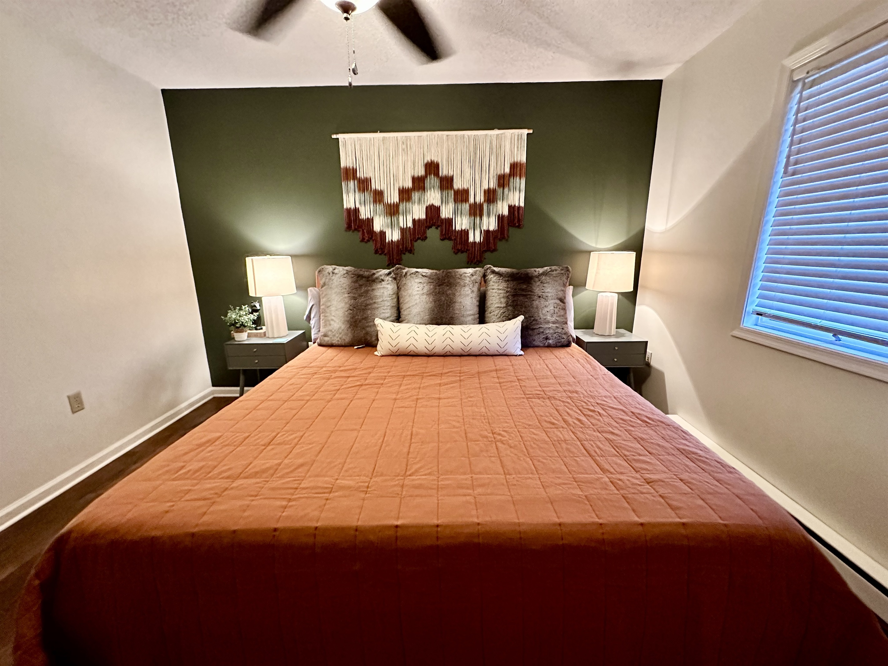 Bedroom3: Upstairs King memory foam bed.