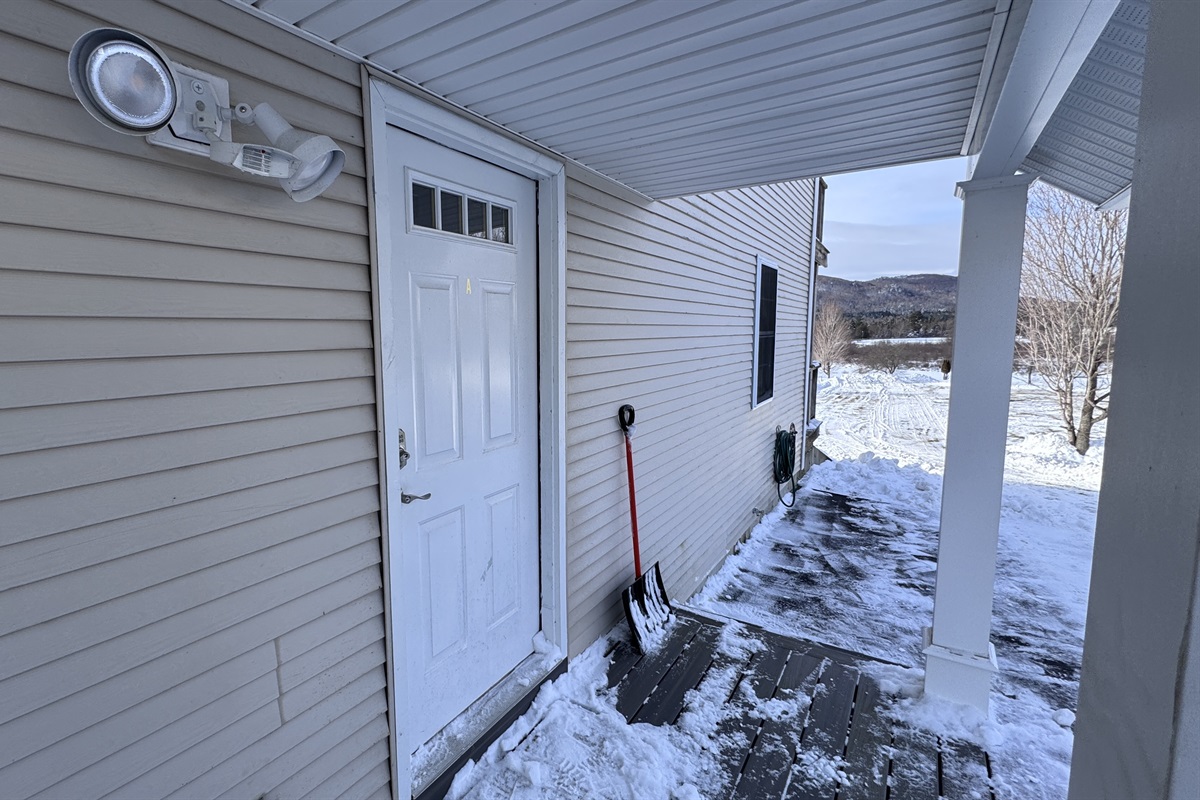 Entry Door to Unit A