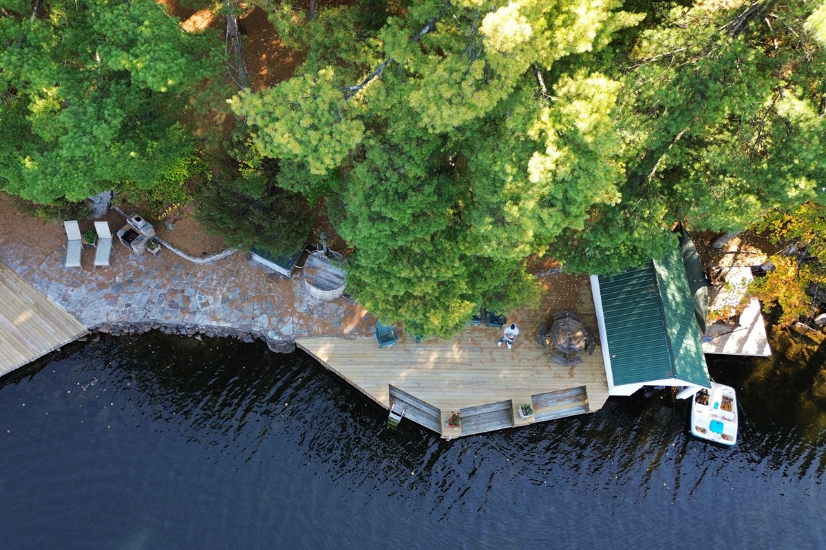 Aerial View of Waterfront