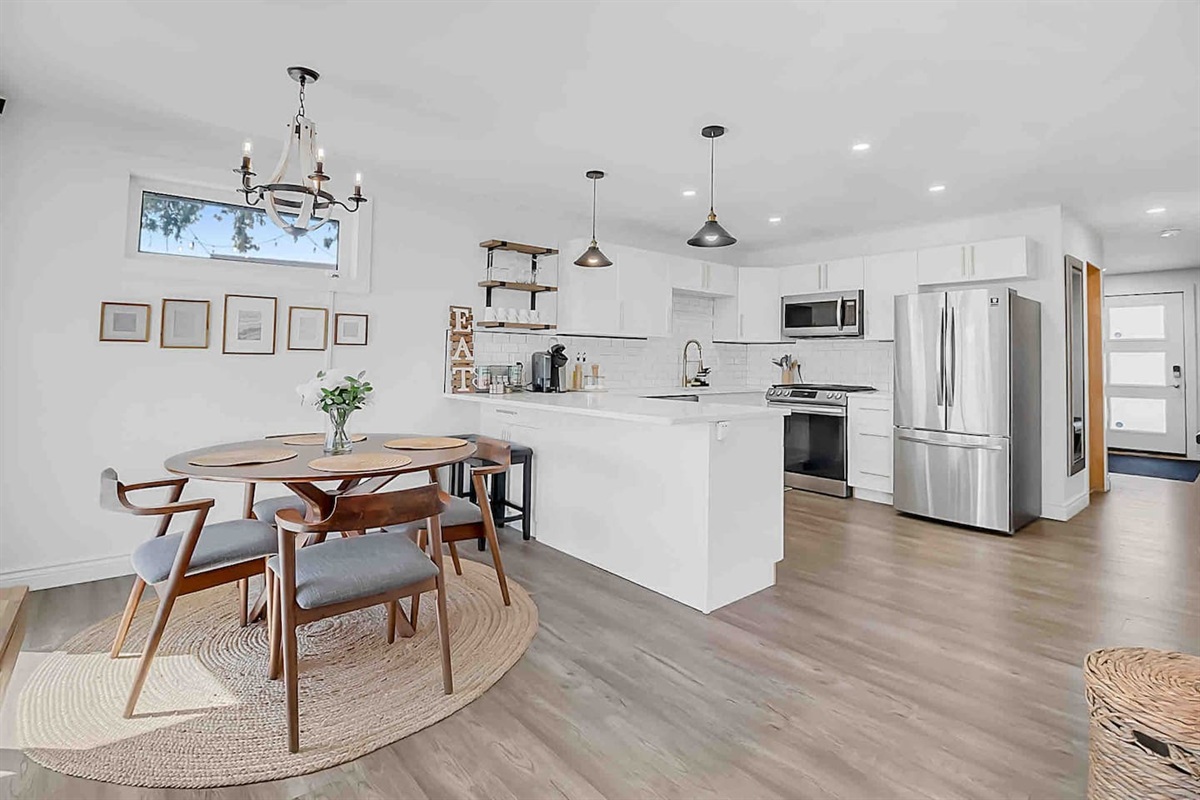 Fully equipped kitchen