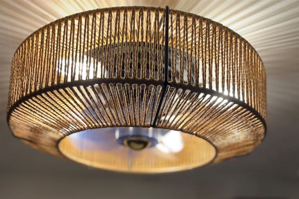 Sleep tight with our newly added fandalier (fan ceiling light). 