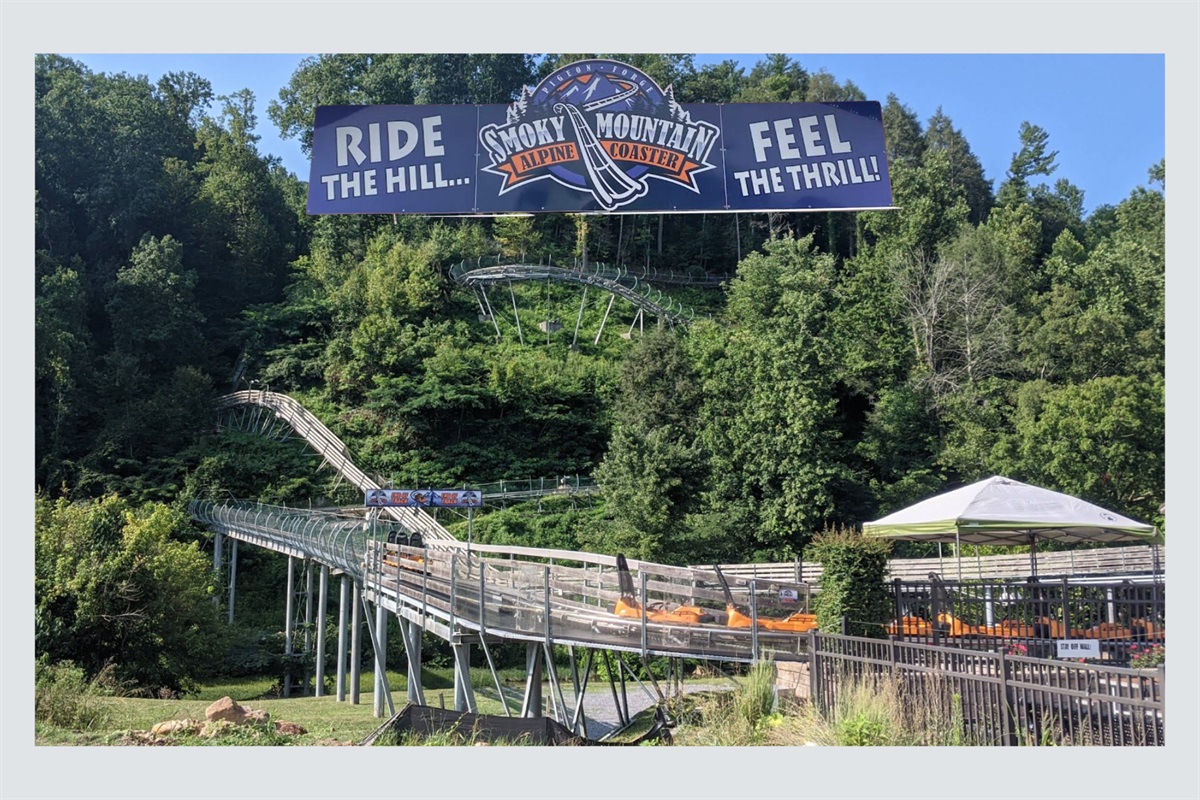 The longest downhill mountain coaster in the US is just 2 miles from the cabin! Experience the thrill!