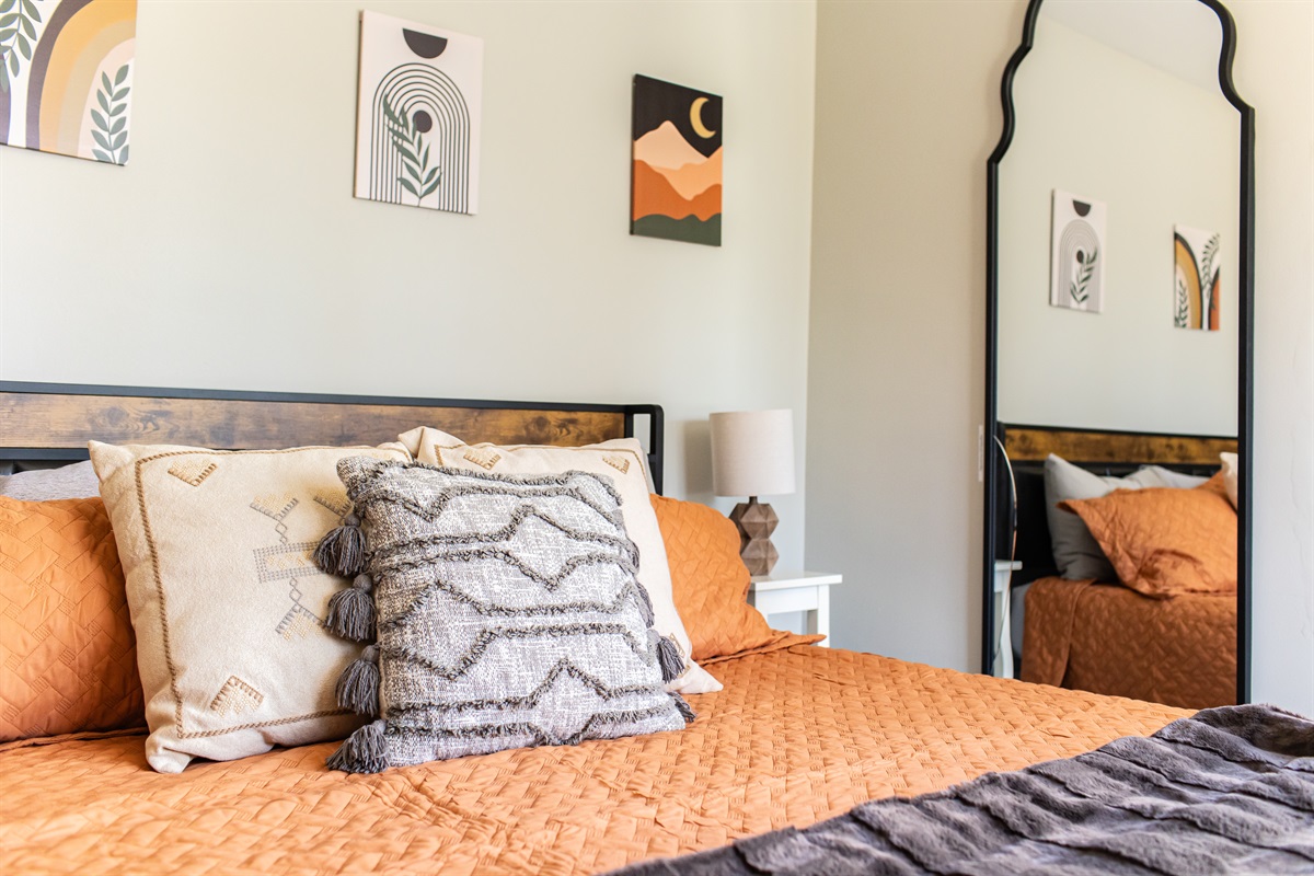 Another king bedroom with full length mirror