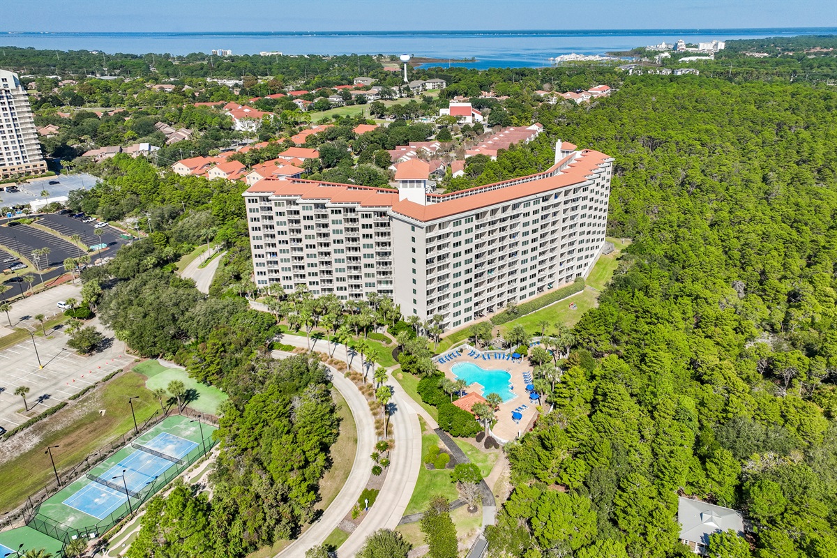 Ariel View of the Tops'l Summit Building