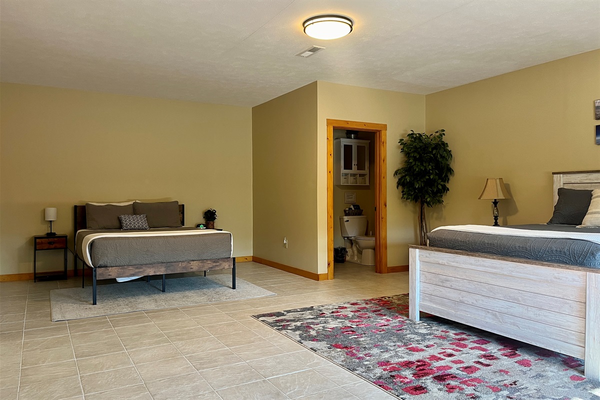 Bedroom 4- 2 Queen Beds