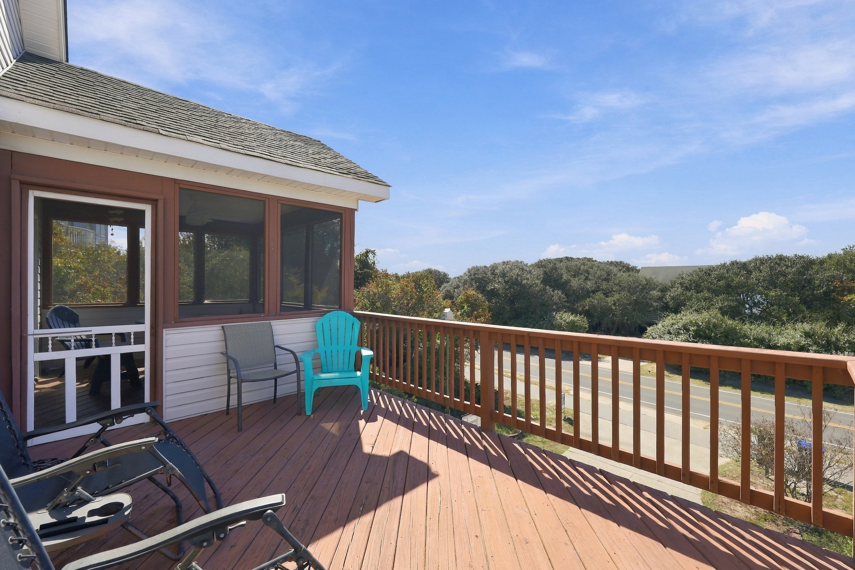 The top sun deck is the spot for sunbathing by day and stargazing by night.
