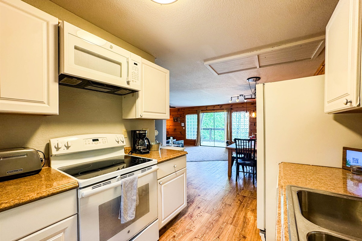 Small but efficient galley style kitchen