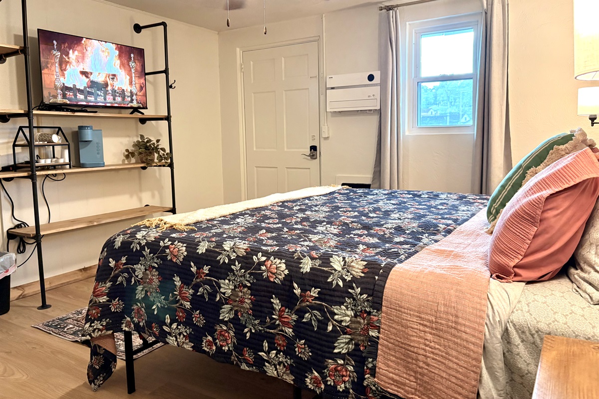 King Bed in the front room