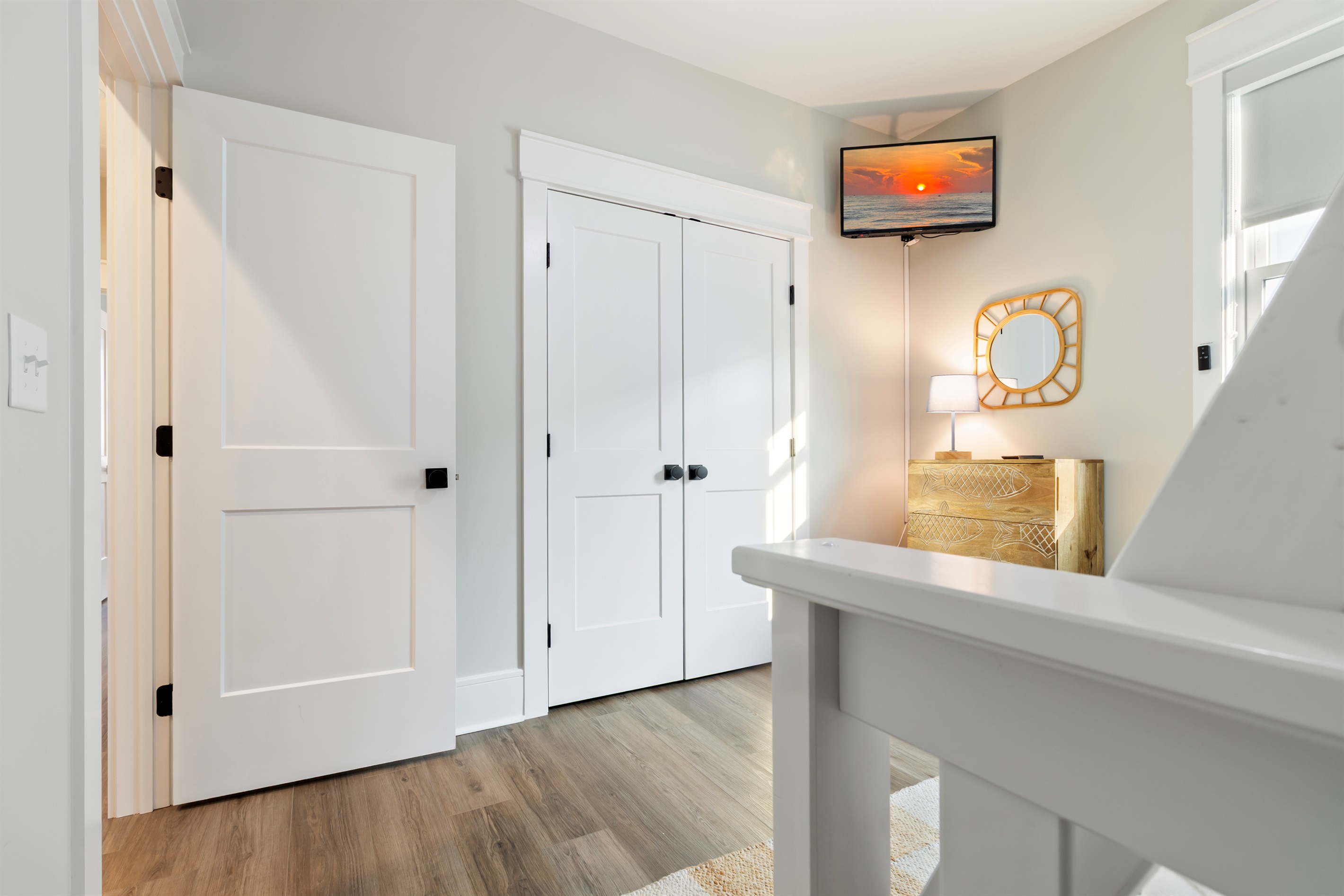 Bedroom 3 - Twin over Full bunk bed with smart tv