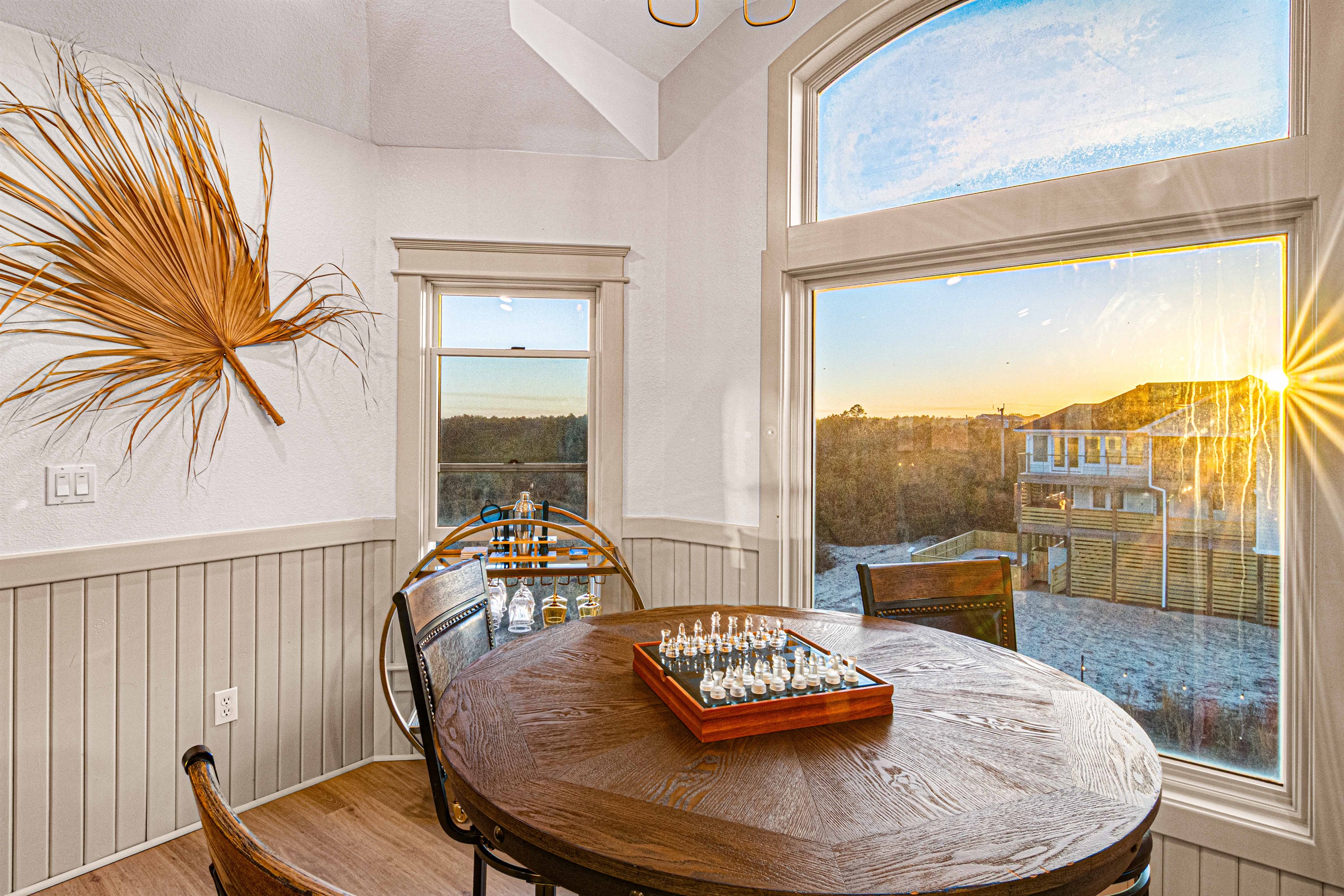 Catch the sun set from the ships watch