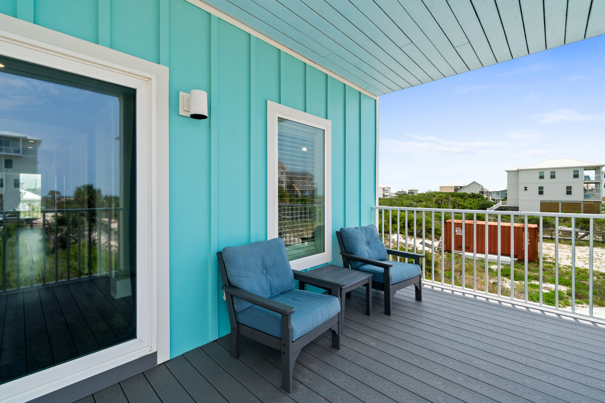 Master Bedroom Deck Area