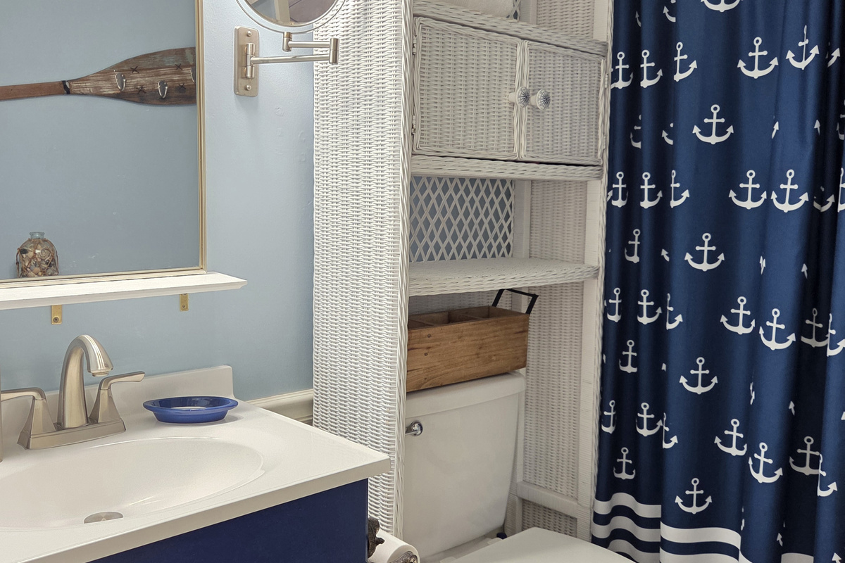 upgraded bathroom