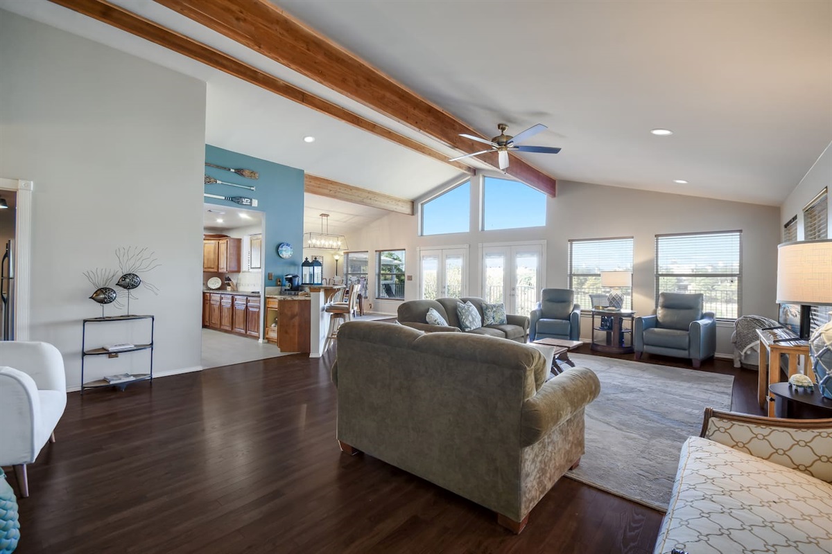 Comfortable Seating throughout Living Area