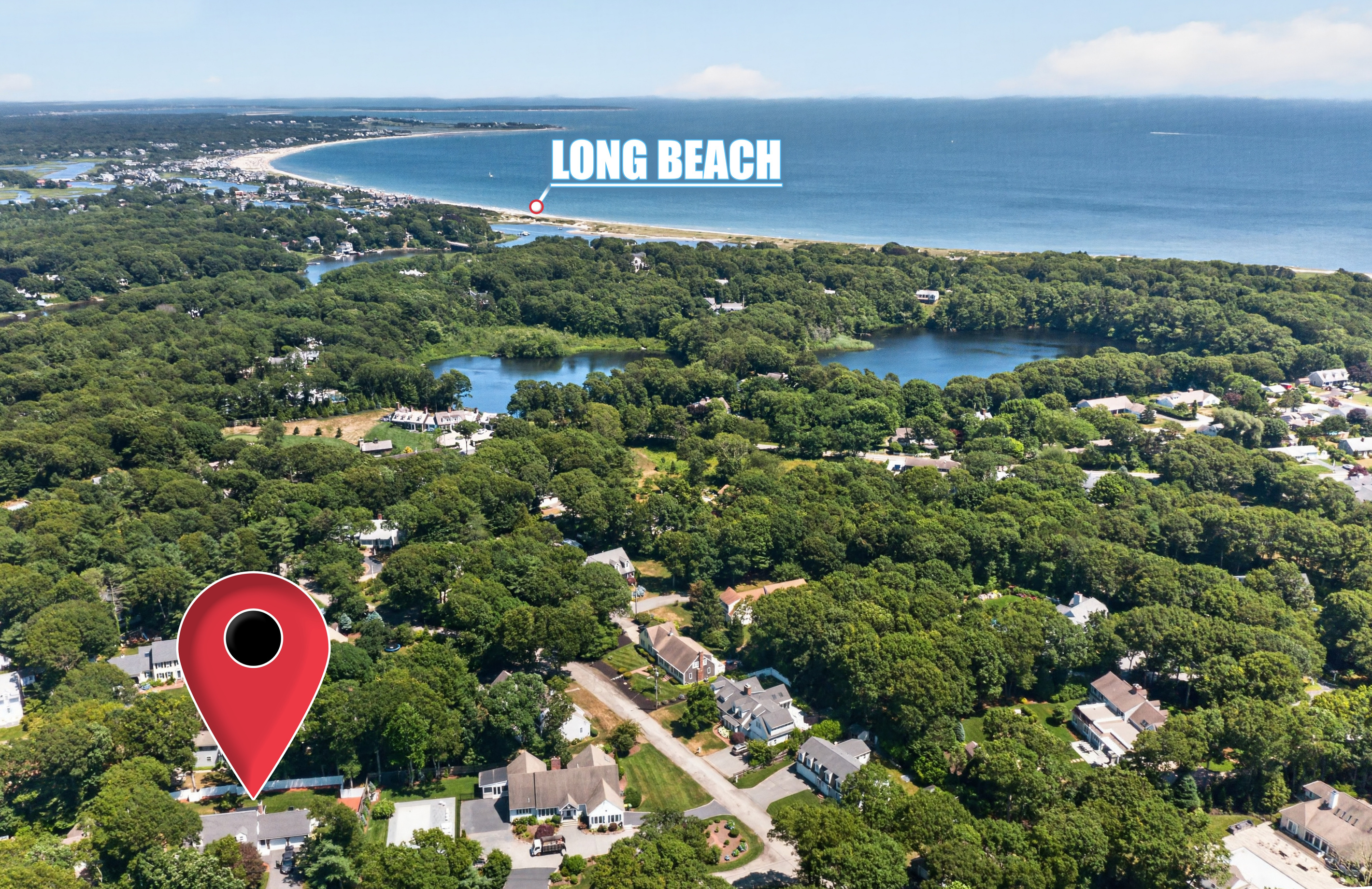 Nestled in a peaceful Long Beach neighborhood, just minutes from the water.