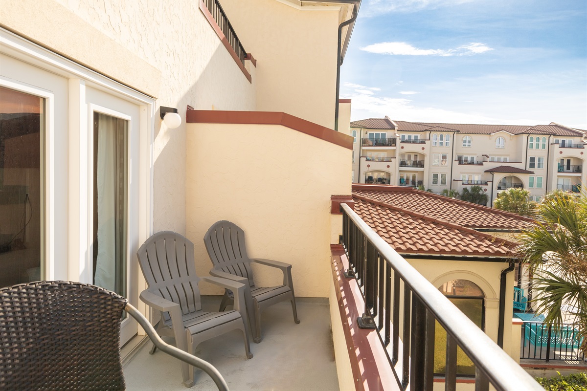 Outdoor furniture to relax on