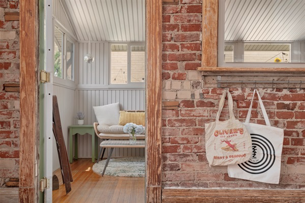 Exposed Brick & Sunroom