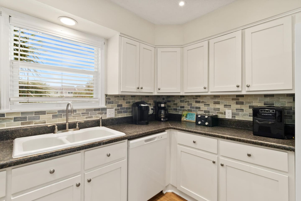 Your kitchen is fully equipped and wide open &mdash; cooking for nine is easier than it sounds.