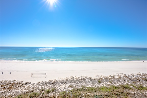 Beach view with Volley Ball