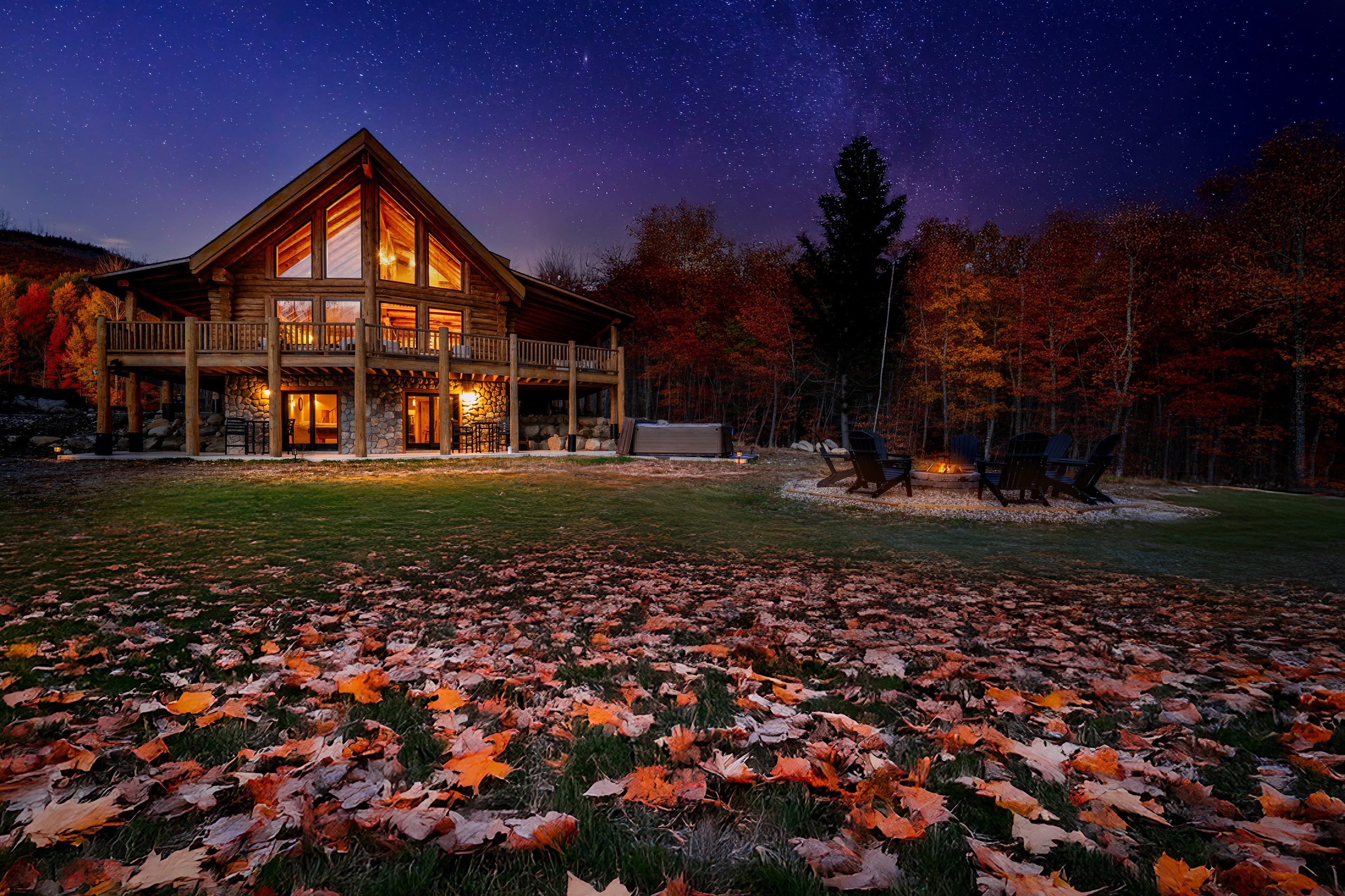 Experience Brookside Mountain Log Home, warm, inviting, and magical.