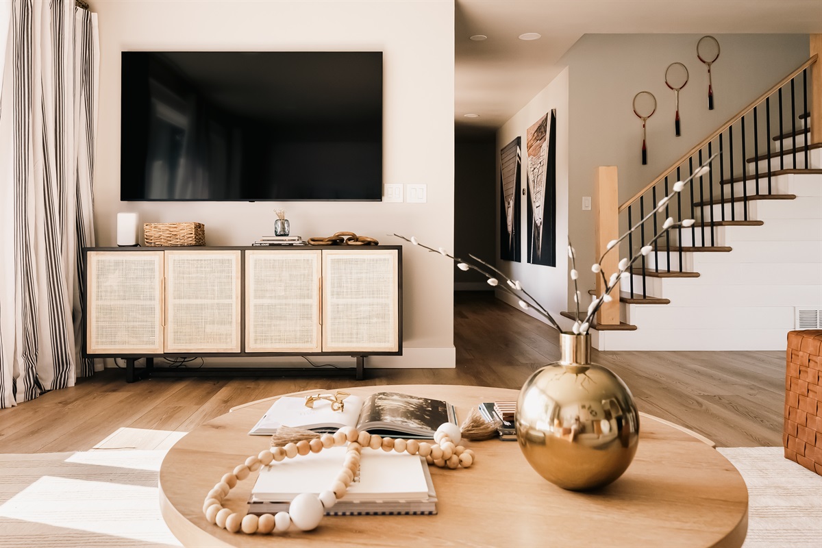 Spacious family room for downtime and togetherness.