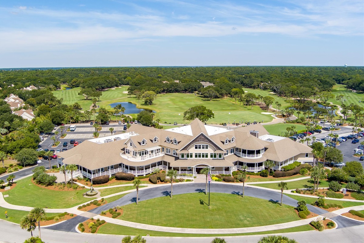 Seabrook Island Club House with restaurant, bar and Pro Shop