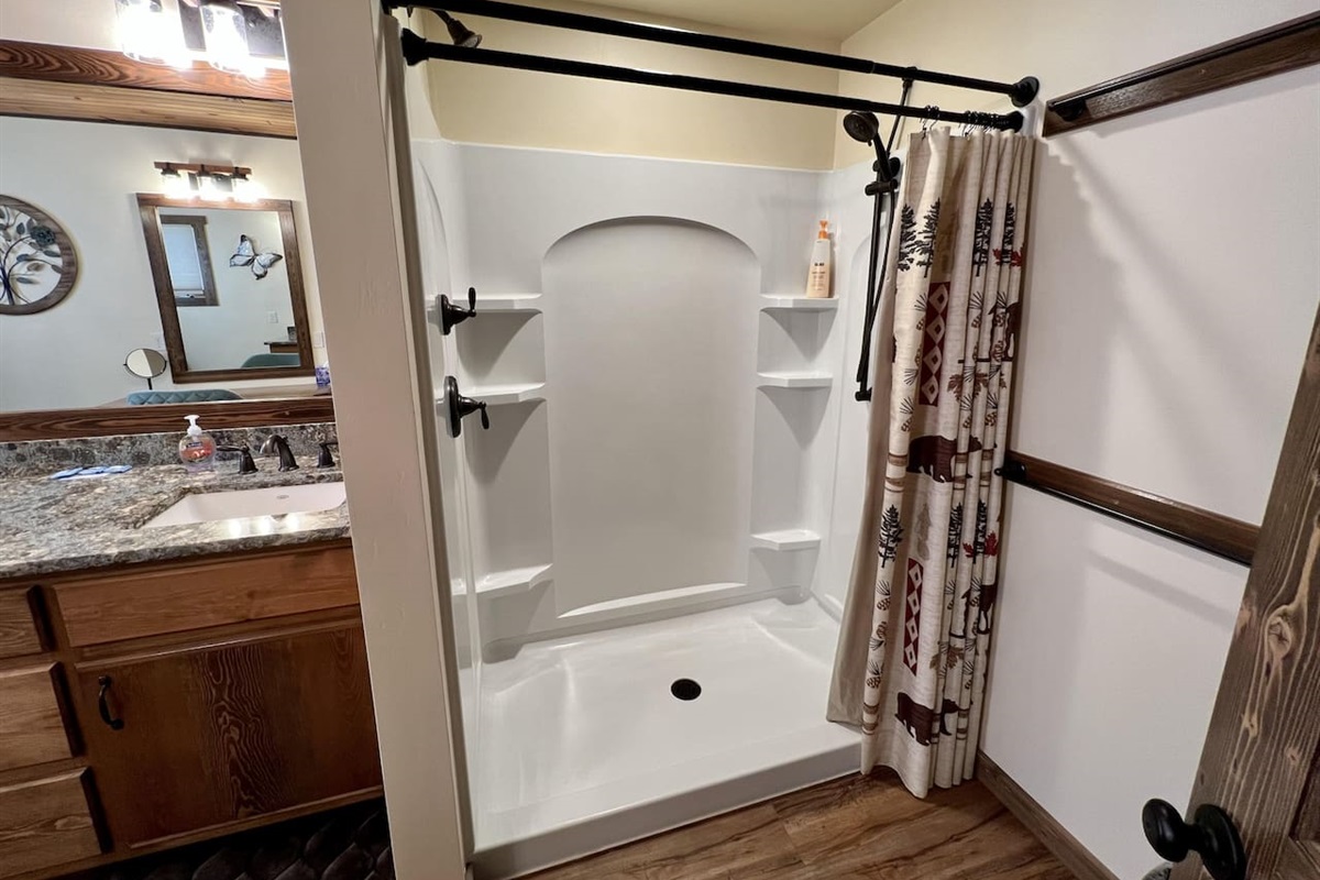 Master bathroom shower