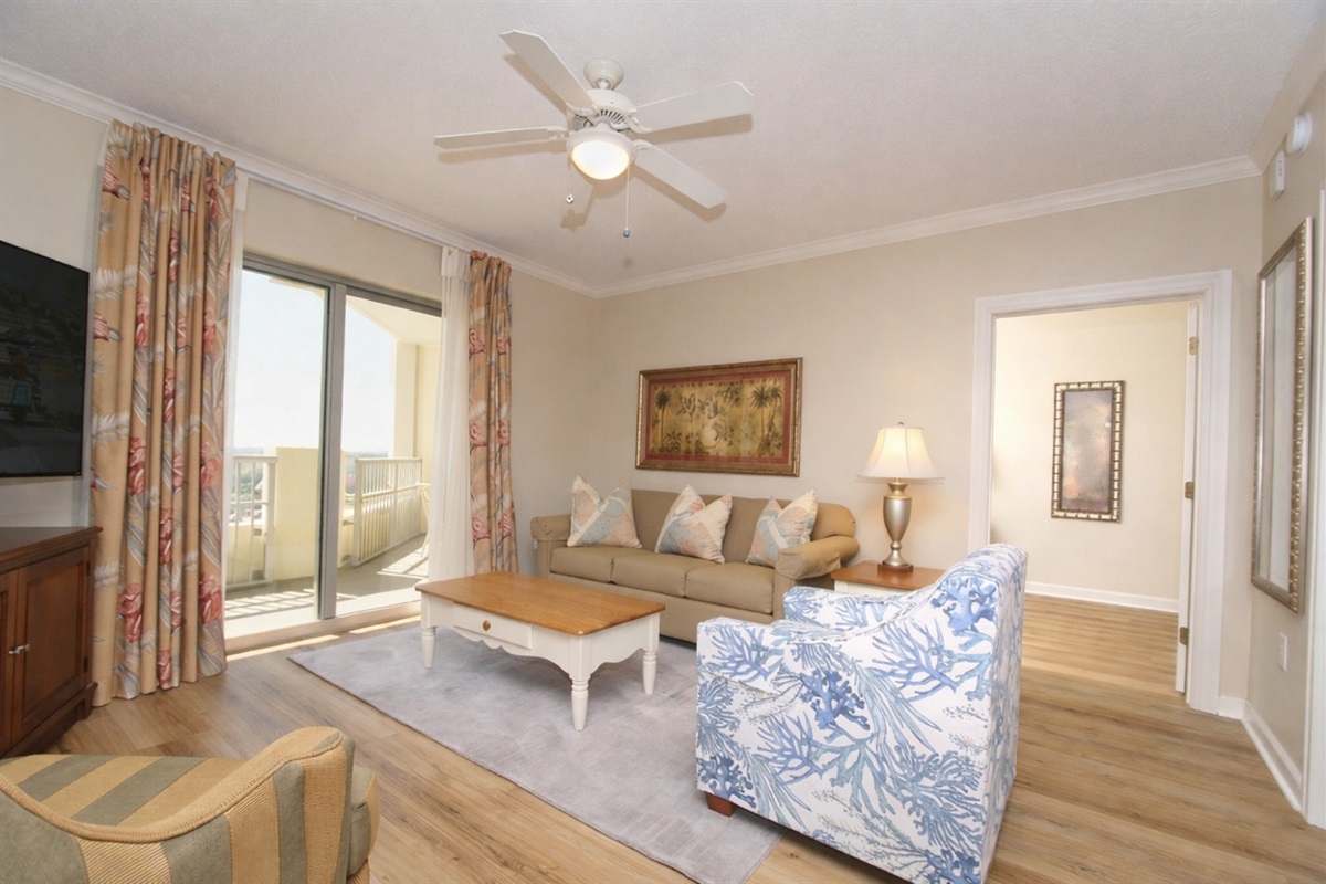 New sofa and occasional chair