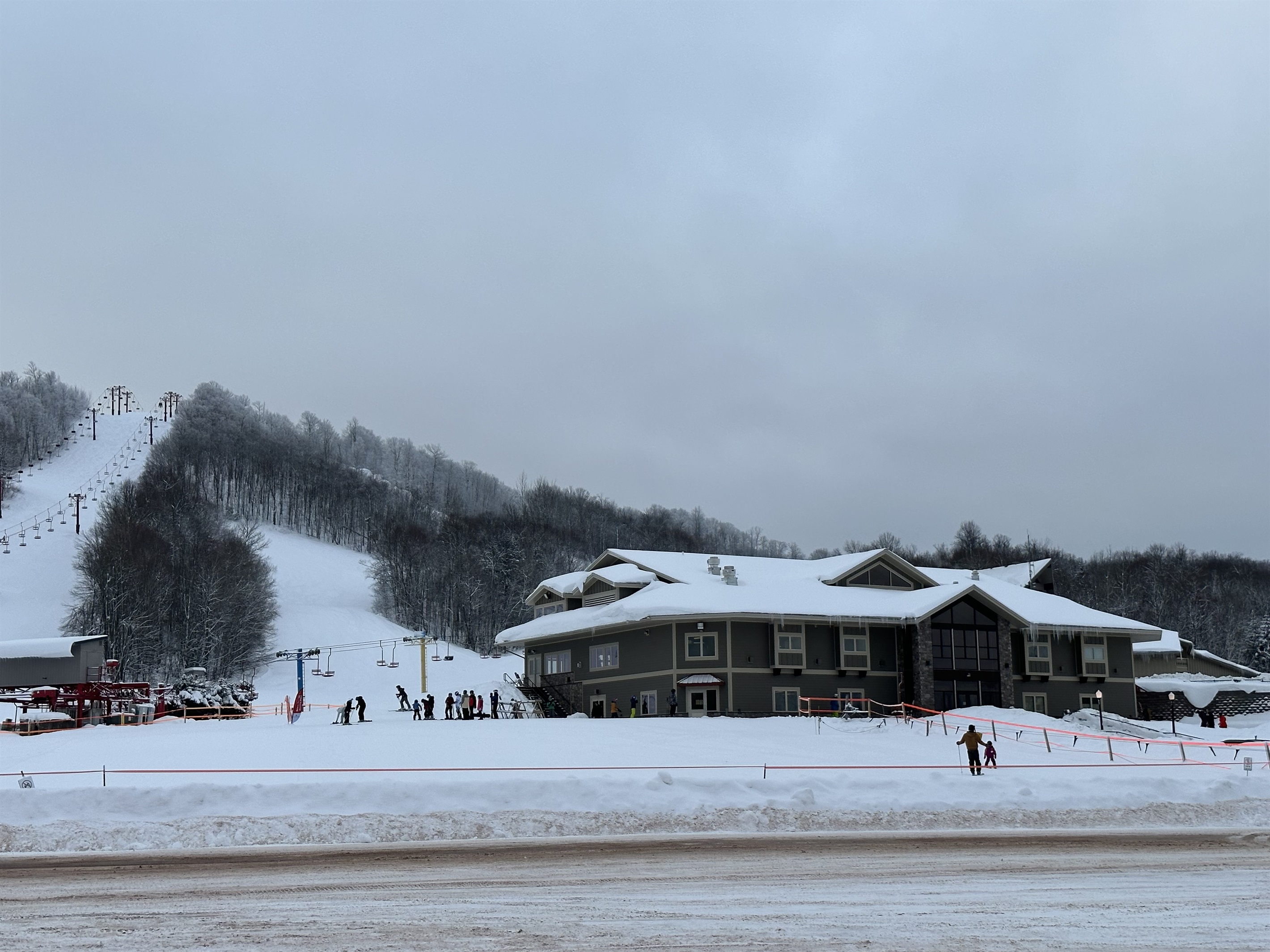 It's why you come back!  It's averaging 200" of snow per year!  It's great skiing and snowboarding.  Big Powderhorn Mountain ski resort is an easy 5 minute walk from the house.  You can be on the slopes in no time when your out Rocky Pines UP.
