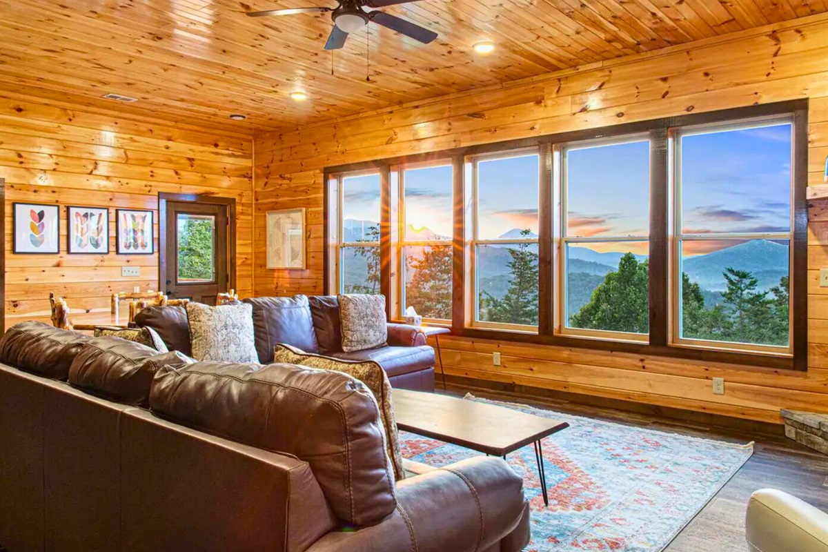 Check Out The Views Through the Floor to Ceiling Windows!