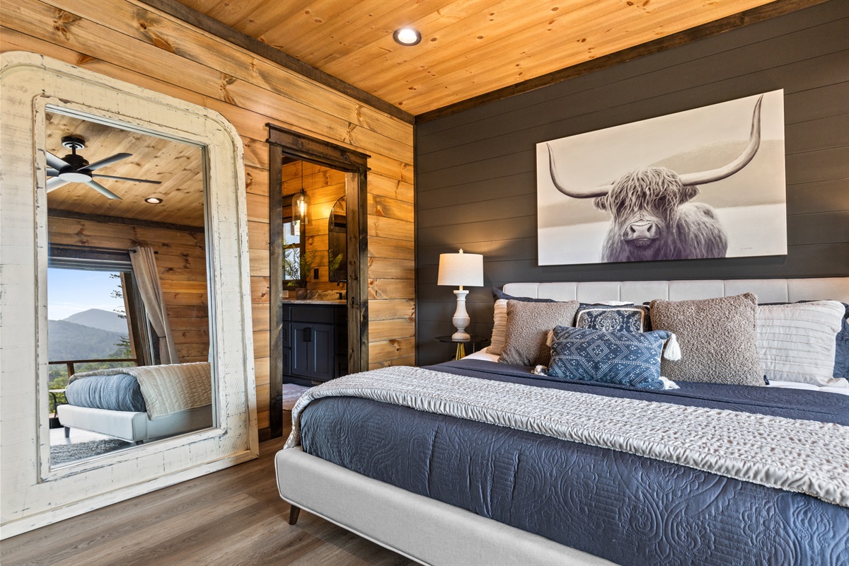 Every detail whispers good taste and good rest.