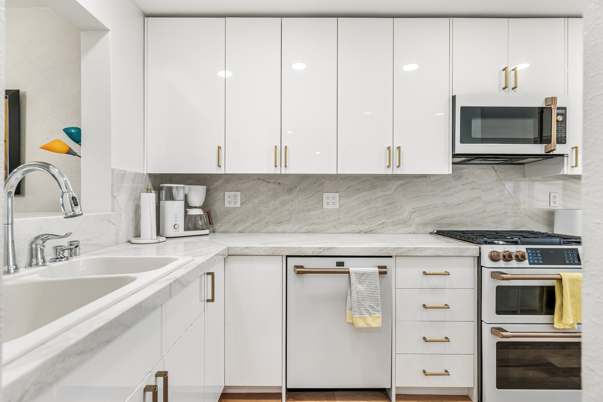 Custom Cabinets and Cafe Appliances