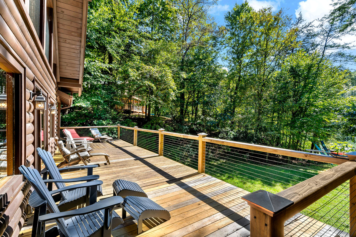 Relax on the Lakeside deck