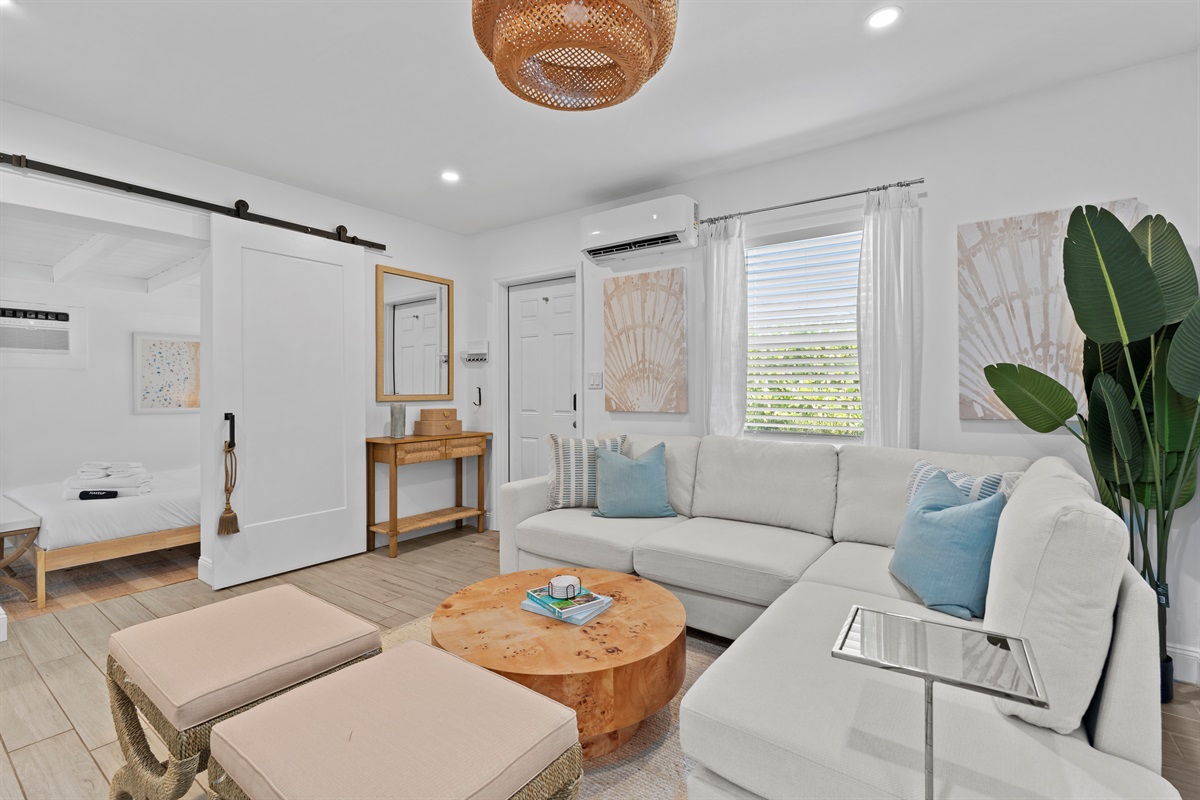 Sunwashed interiors and breezy textures create the ultimate Florida retreat.