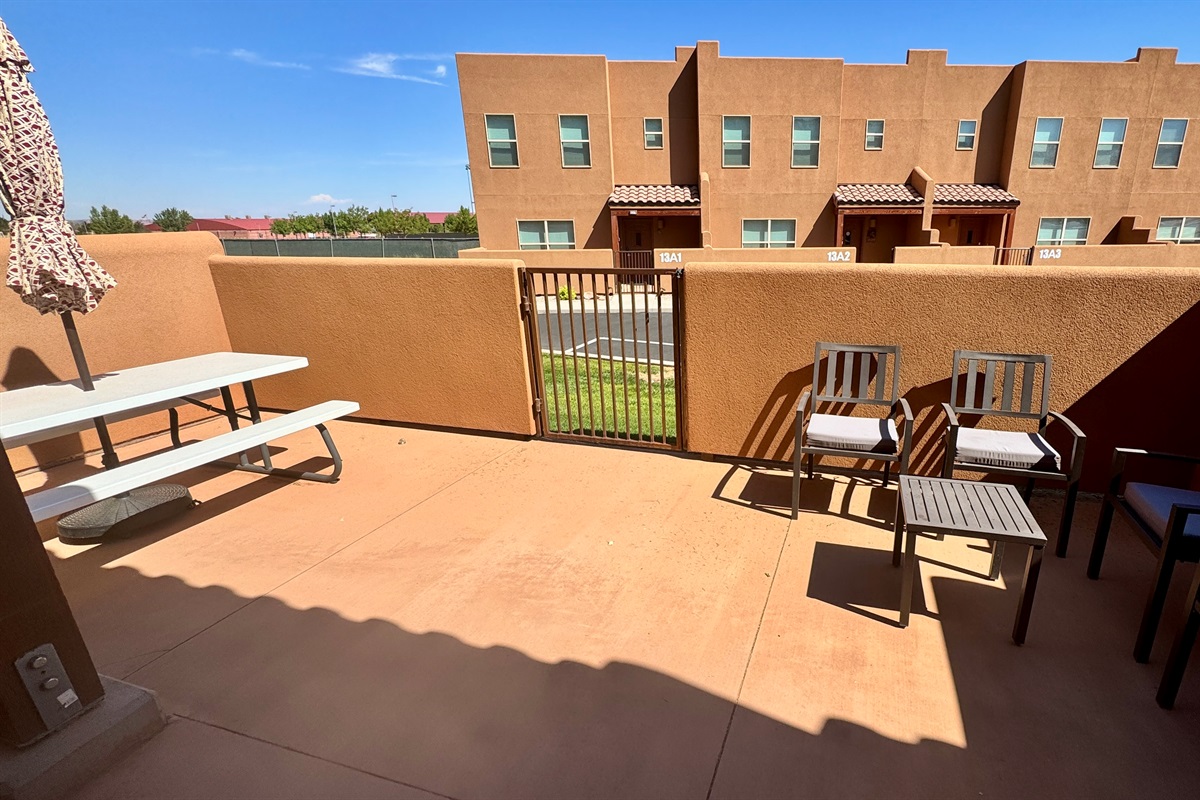Comfortable Back Patio Space