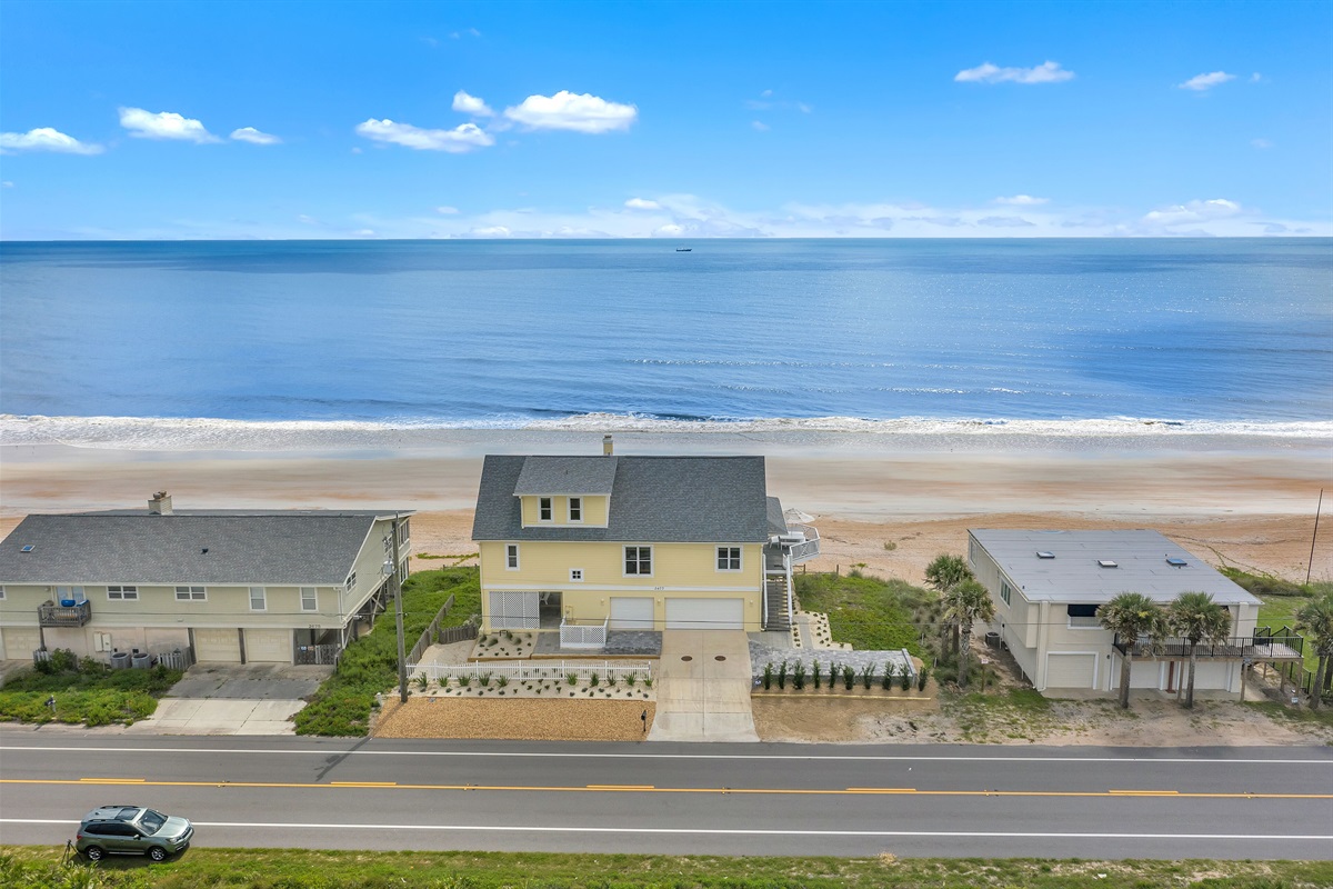 Tipsy Turtle sits on the beach with incredible views of the Atlantic Ocean.
