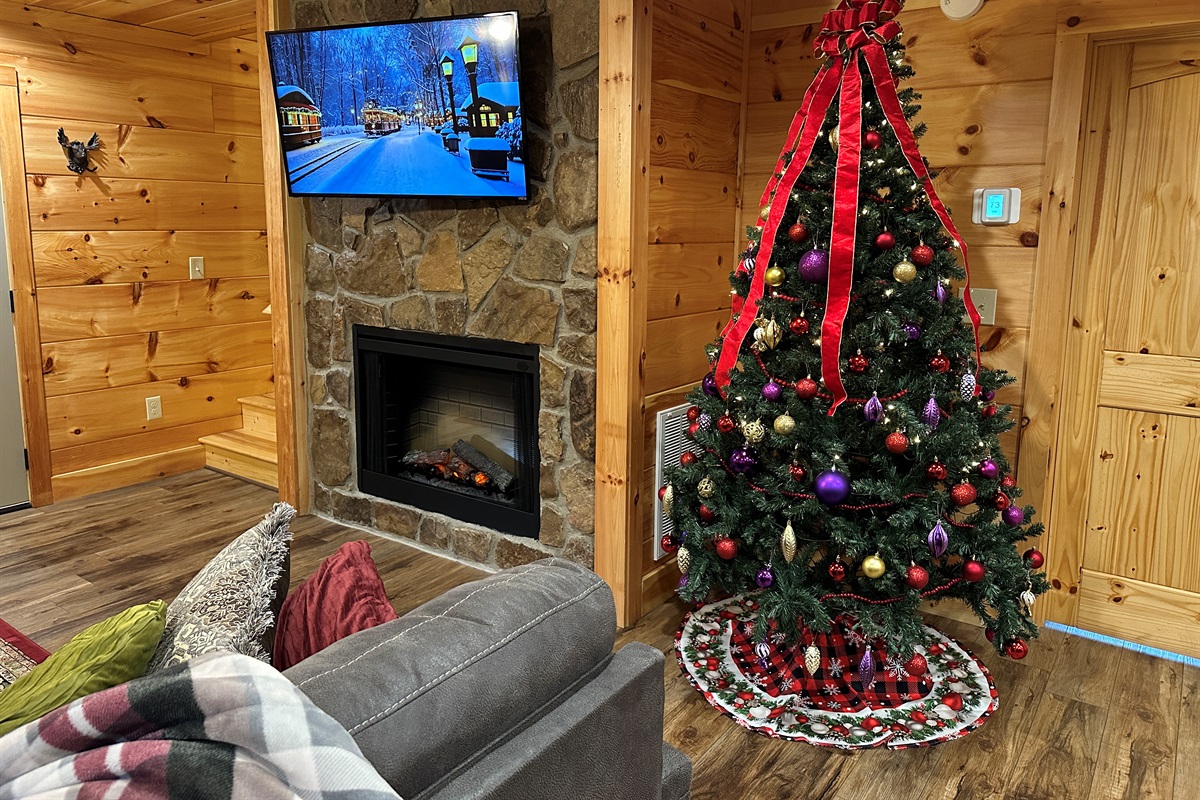 We decorate a Christmas Tree for the holidays!