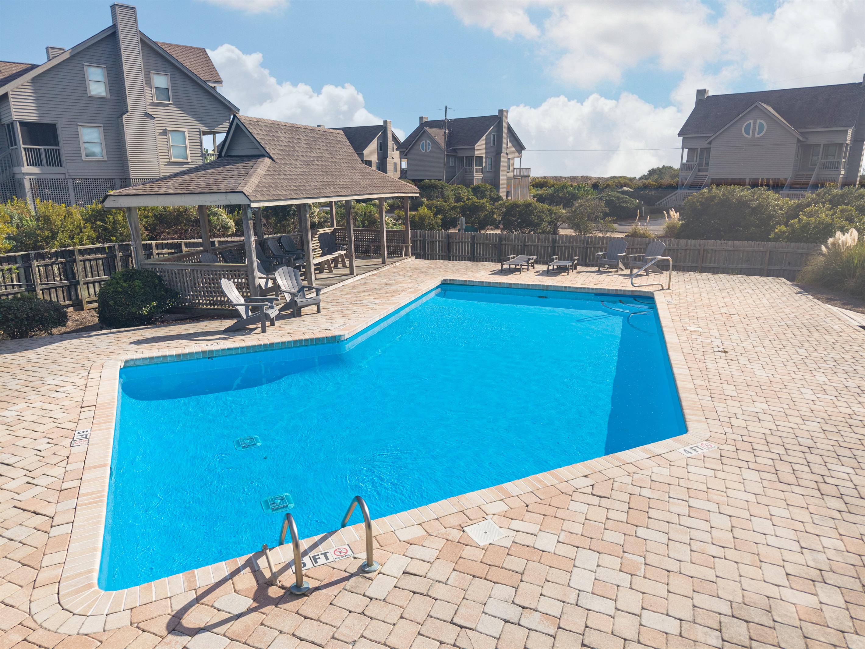 Sparkling community pool included with your Topsail Beach stay.