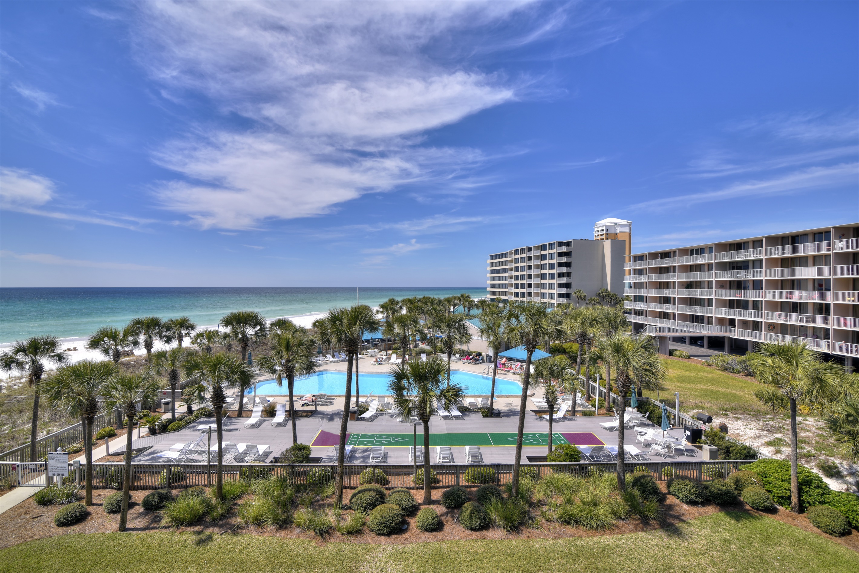 Aerial View of Pool Area