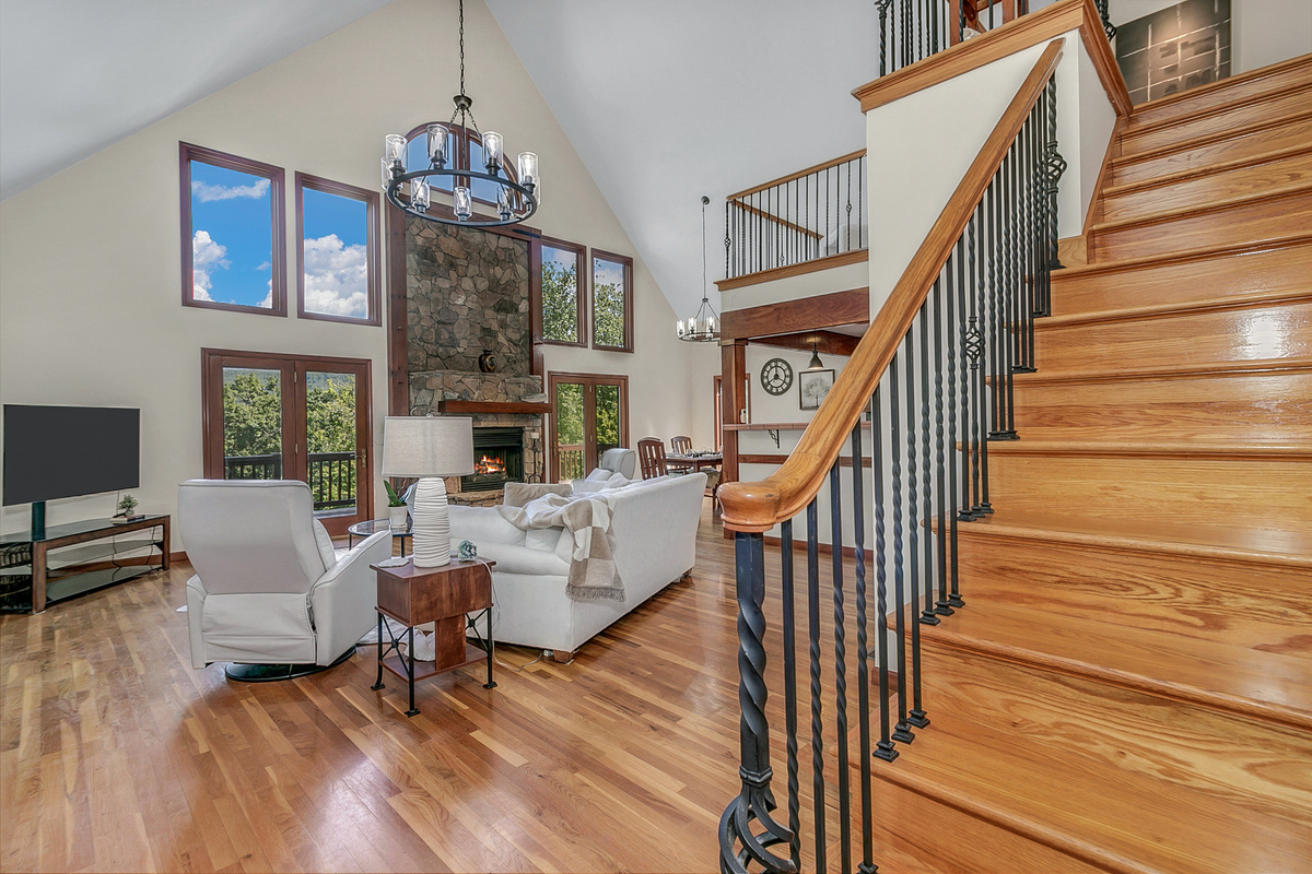 Head up stairs to the expansive Master Suite